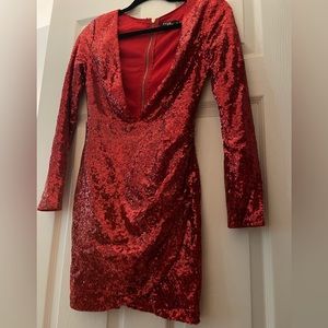 Sparkly Red Dress